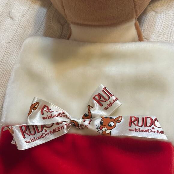 Vintage Rudolph Red Nosed Reindeer Stocking 3D Christmas Stocking - Picture 5 of 7